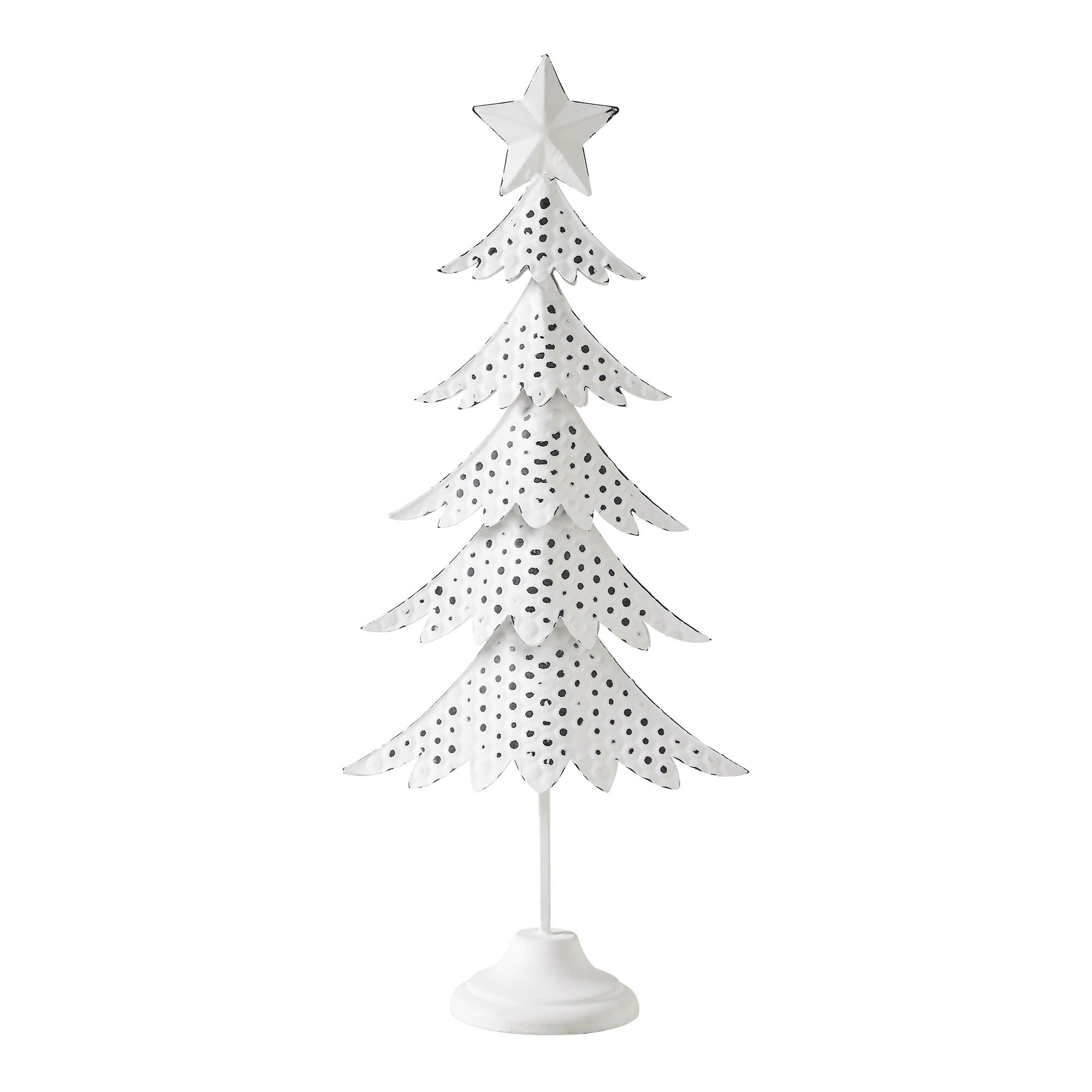 【まーちゃん さま】antique ✵* アンティークビーズの ホワイトツリー Amazon.com: VHC Brands Christmas Tree Antique White Metal Figurine